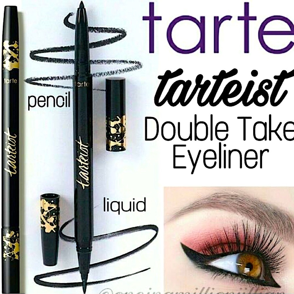🆕🖤TARTE: BLACK Double Take Eyeliner Liquid Liner & Pencil